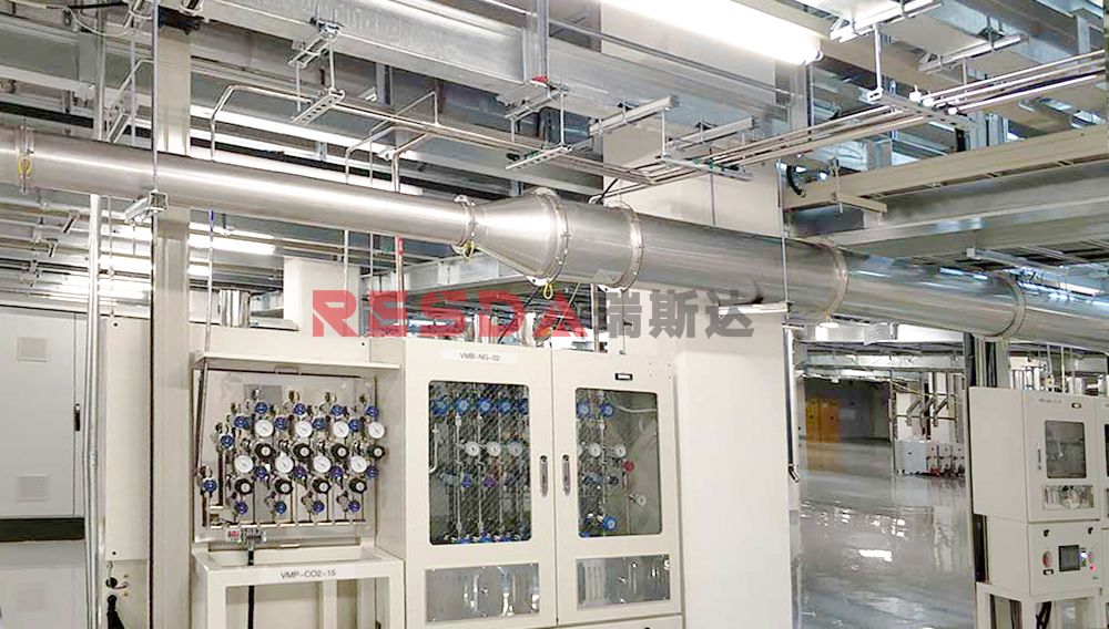 電子特氣管道系統(tǒng)氦檢漏方法介紹